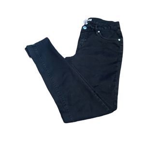 Express Size 6 Black Mid-Rise Ankle Length Skinny Jeans